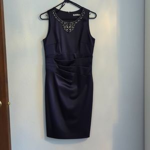 Navy Blue Cocktail Dress